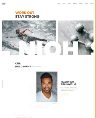 White-Orange Style