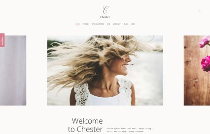 Chester Joomla Template Rose Style