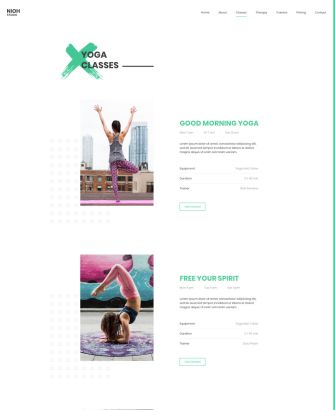 Yoga Layout