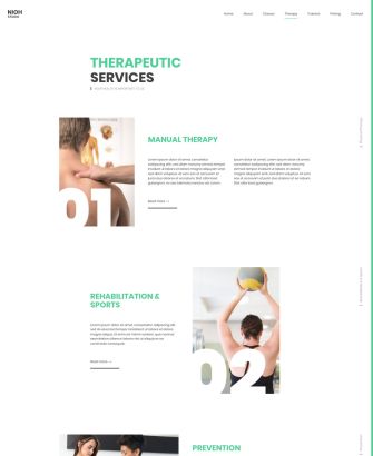 Therapy Layout
