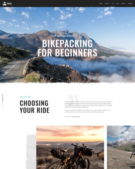 Trek Joomla template Tips Layout