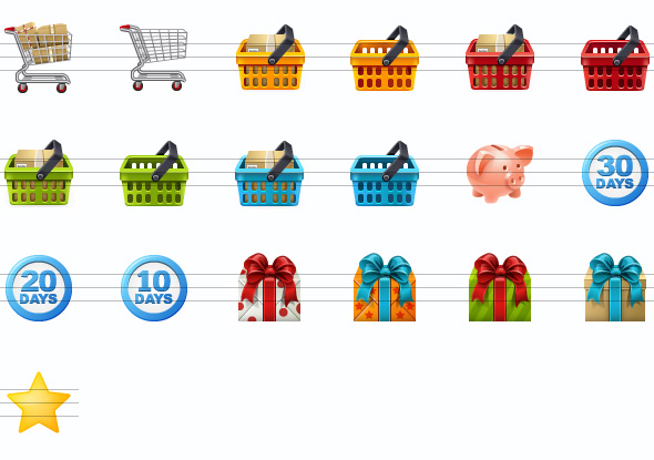 E-Commerce Icon Set 1