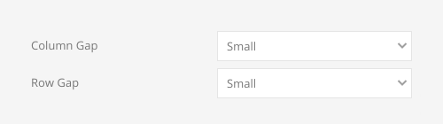 Button gaps