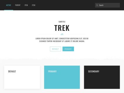 Trek WordPress Theme Default Style