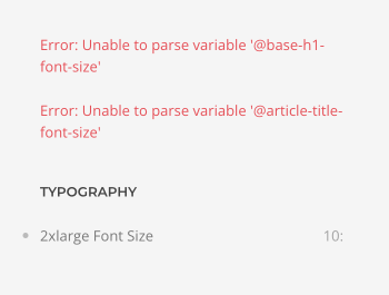 Less Error
