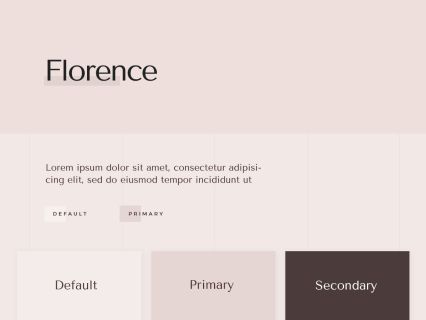 Florence Joomla Template Light Pink Style