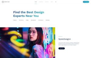 Creative Hub White-Turquoise Style