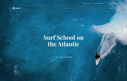 Makai Joomla template Home Page in Default Style