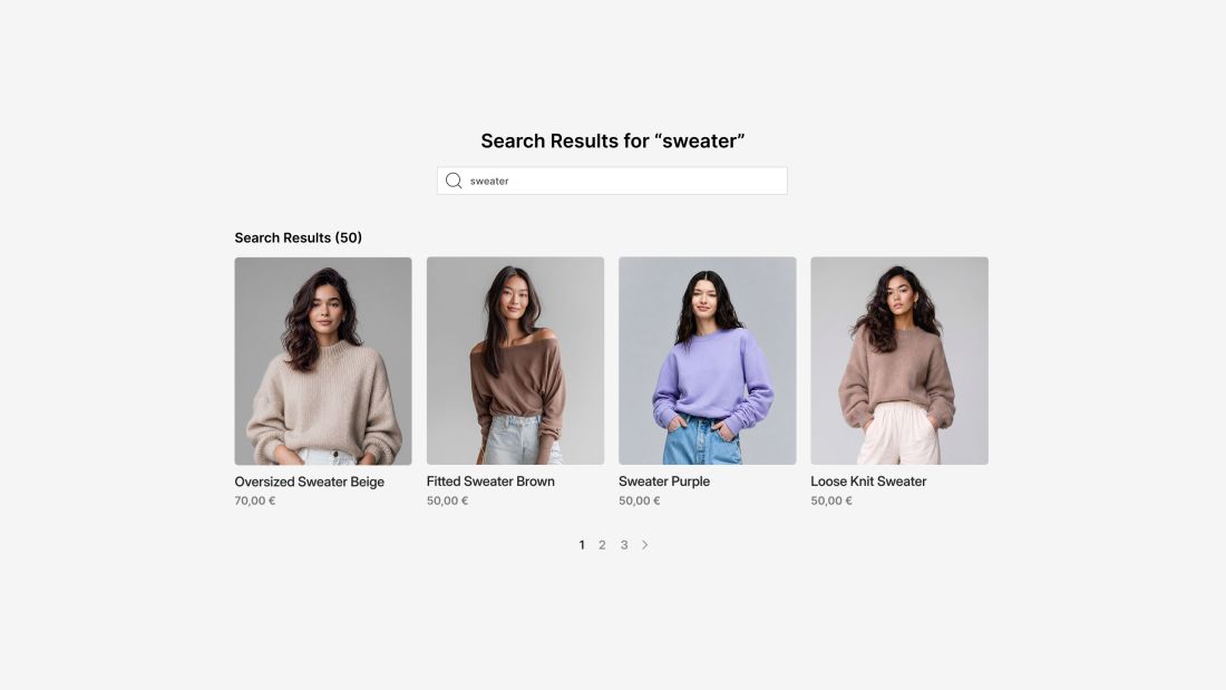 Search Results Page