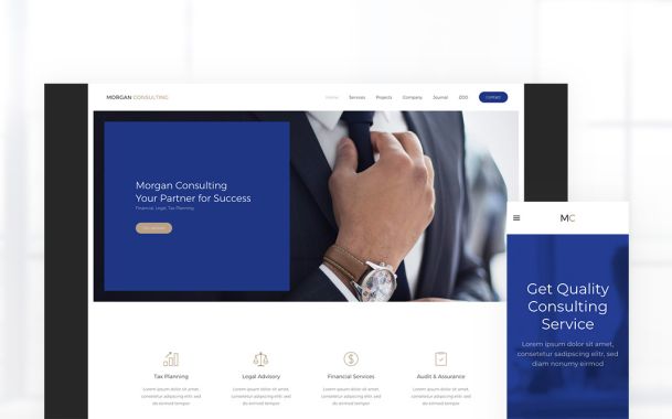 Morgan Consulting Theme for YOOtheme Pro