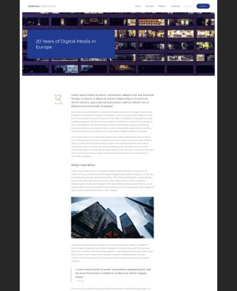 Morgan Consulting Post Index Layout