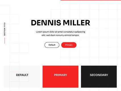 Dennis Miller WordPress Theme Default Style