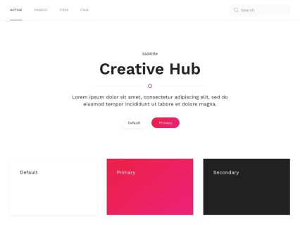 Creative Hub Joomla Template Default Style