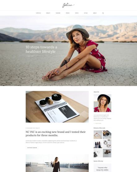 Joline Joomla template Post Index Layout