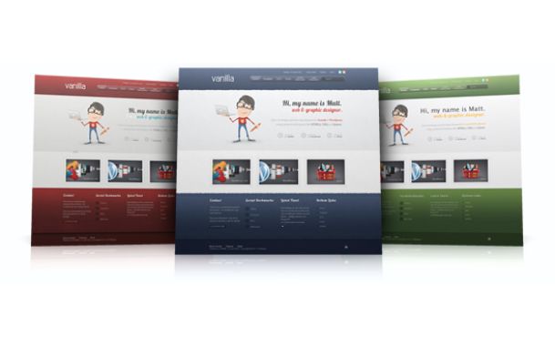 Vanilla template – February 2011 YOOtheme club template