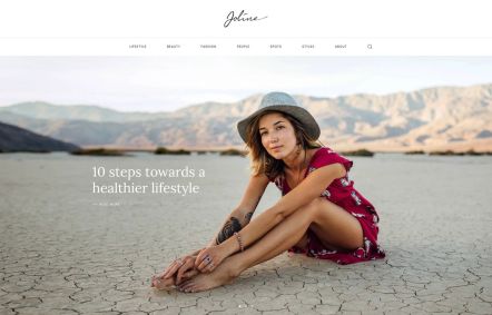 Joline Joomla template Home Page in Default Style