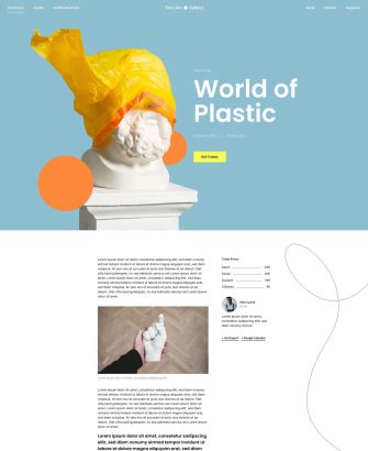 Exhibition Post Layout