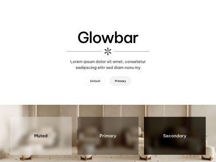 Glowbar WordPress Theme Default Style