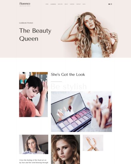 Florence Joomla template Gallery Layout