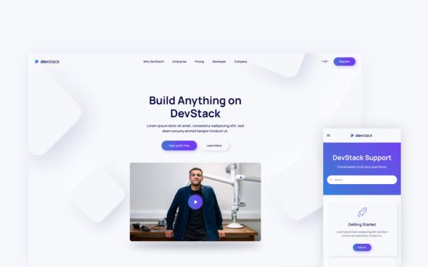 DevStack – A Software Theme Package for YOOtheme Pro