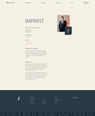 Imprint Layout