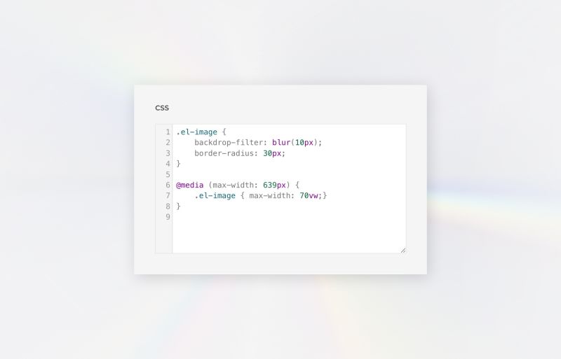 Custom CSS/Less