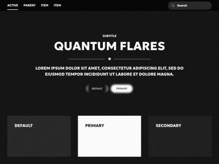 Quantum Flares WordPress Theme Default Style