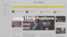 Menu Positions Documentation Video for Joomla