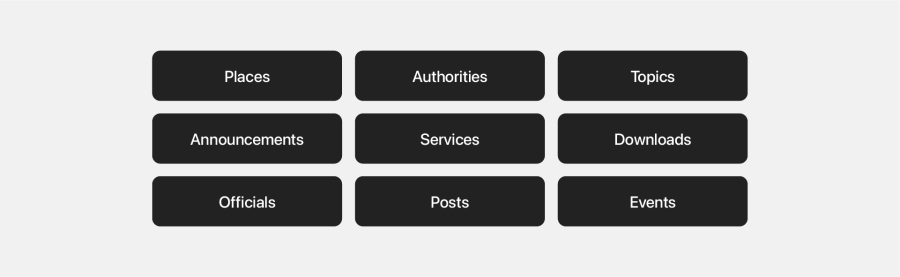 Content structure