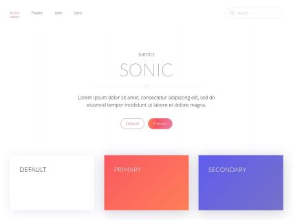 Sonic Joomla Template Default Style