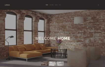 Lykka Joomla Template Gold Style