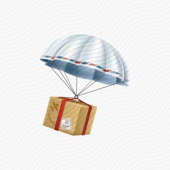 Parachute Box Icon