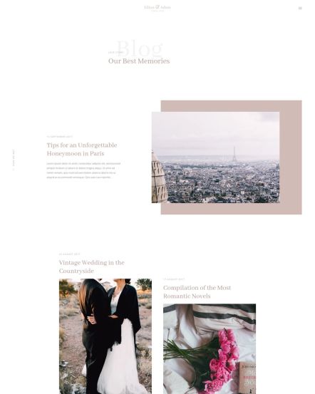 Lilian Joomla template Post Index Layout