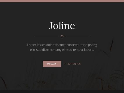 Joline WordPress Theme Dark Pink Style