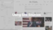 Site Sources Documentation Video for WordPress