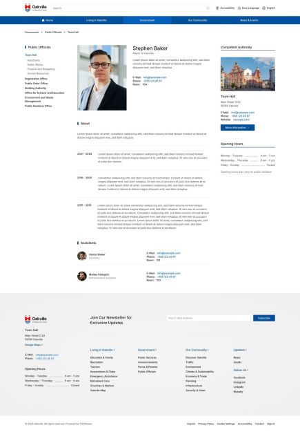 Oakville WordPress Theme Post Custom Layout