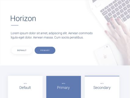 Horizon WordPress Theme White Dove Style