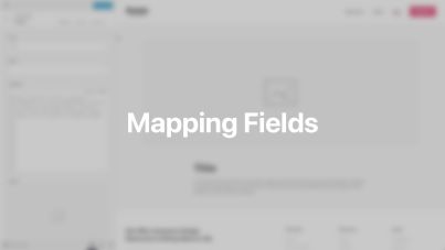 Field Mapping Documentation Video for WordPress