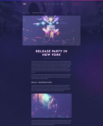 Vibe Post Index Layout