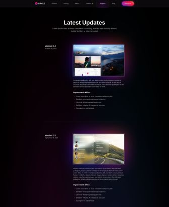 Updates Layout