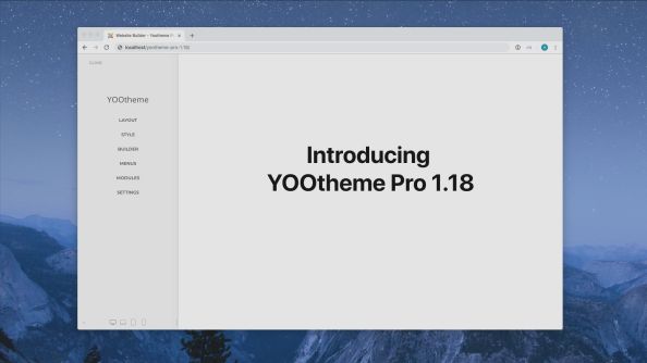 YOOtheme Pro 1.18 Video