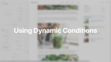 Dynamic Conditions Documentation Video for Joomla