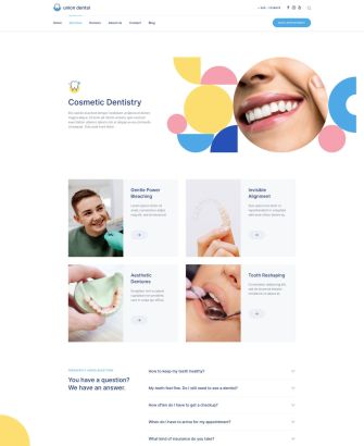 Cosmetic Dentistry Layout