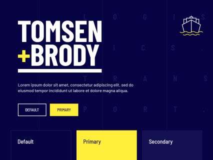 Tomsen Brody Joomla Template Dark Yellow Style