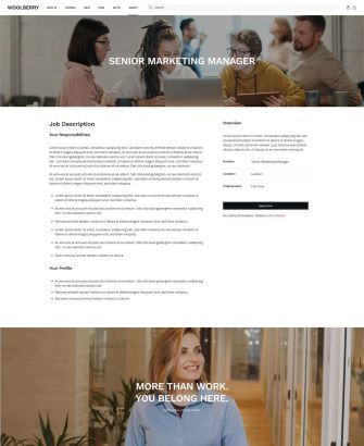 Job Description Layout