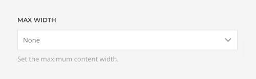 General element settings