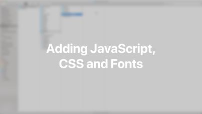 JavaScript, CSS and Fonts Documentation Video for Joomla