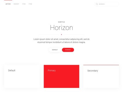 Horizon WordPress Theme Default Style