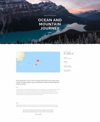 Destination Post Layout