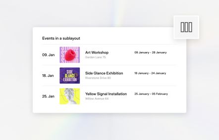 Sublayout Element